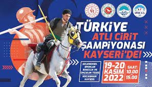 Kayseri Büyükşehir’in Ev Sahipliğinde Atlı Cirit Şampiyonası Heyecanı Yaşanacak