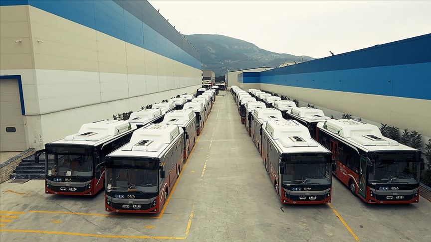 Türkiye'nin otobüs, minibüs ve midibüs ihracatı 2022'de yüzde 16,1 arttı