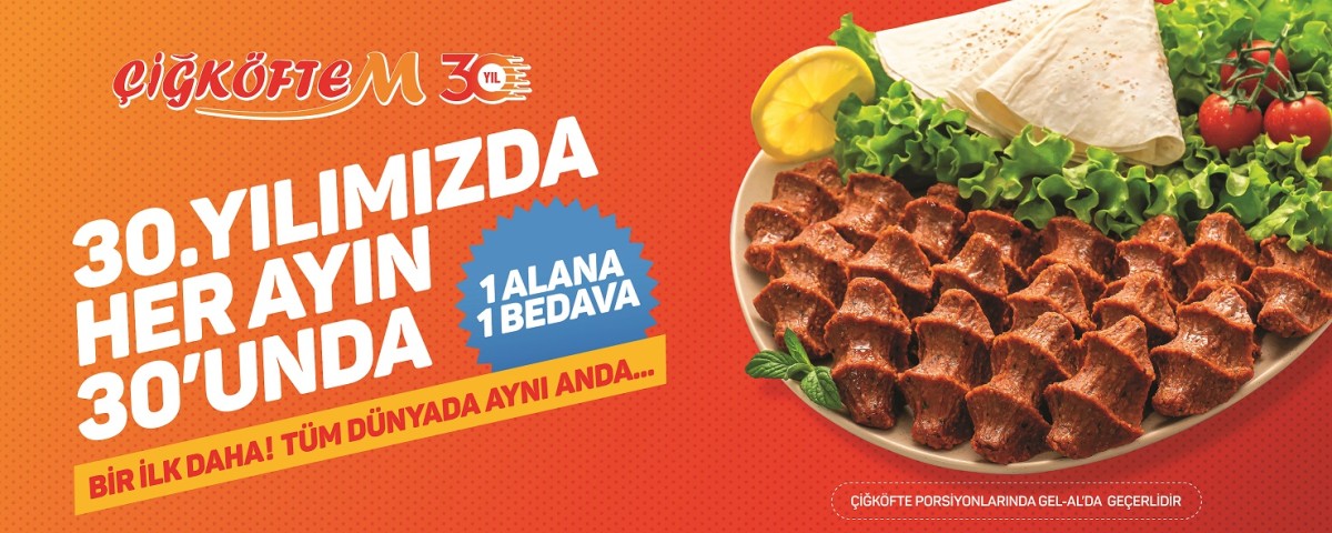 Çiğköftem 30’uncu yılda 12’den vuracak!