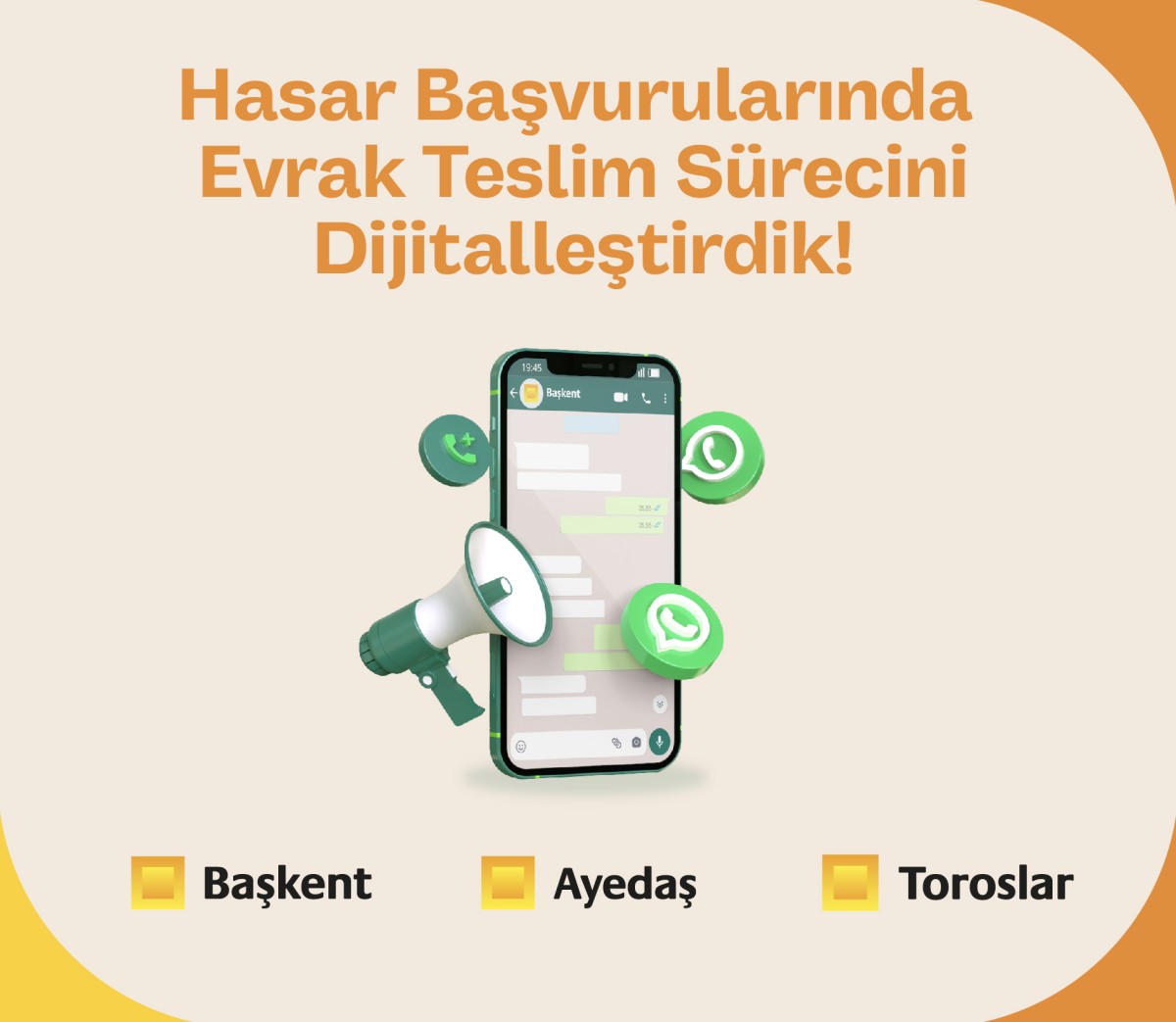 Enerjisa Dağıtım Şirketleri Başkent EDAŞ, Ayedaş ve Toroslar EDAŞ’tan Hasar Başvuru Sürecinde Dijital Dönüşüm