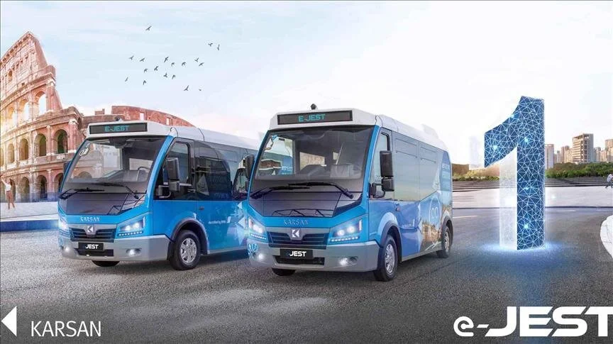 Karsan, elektrikli minibüs pazarında Avrupa'nın lideri oldu