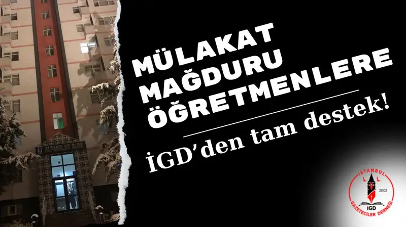 İGD’den mülakat mağduru öğretmenlere destek