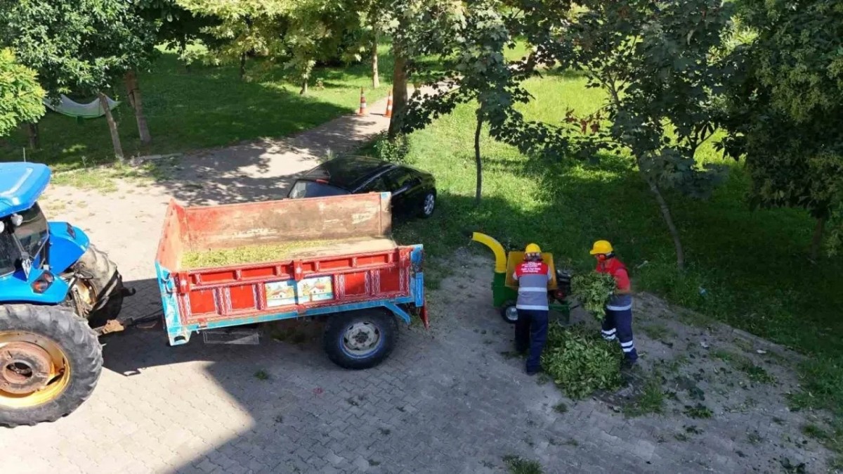 Büyükşehir, Park ve Yeşil Alanlardaki Organik Atıkları Verim Artışı İçin Değerlendiriyor
