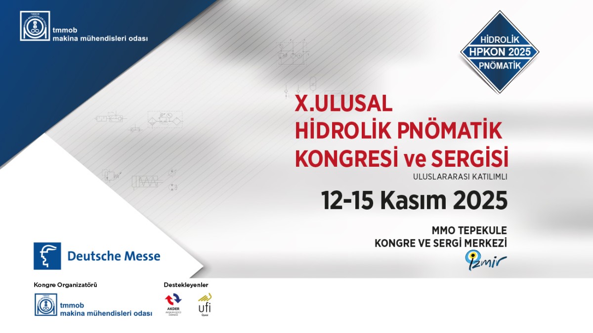 Hidrolik ve Pnömatik sektörünün kalbi İzmir’de HPKON 2025’te atacak
