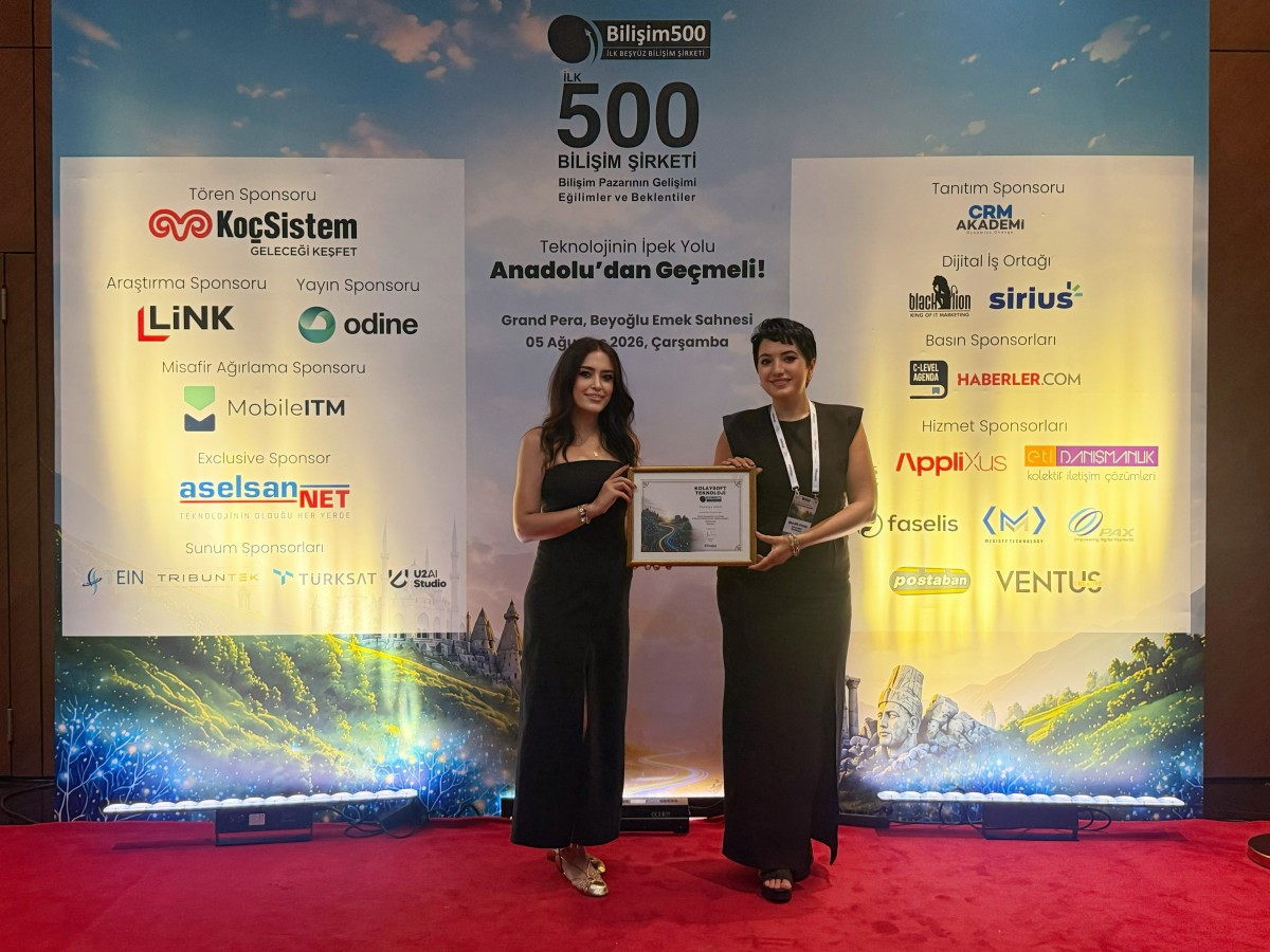 Kolaysoft Teknoloji, Bilişim500’de 5 yıl üst üste zirvede