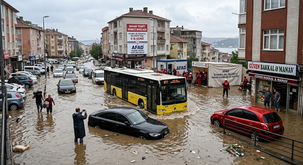 İstanbul'da Sel Felaketinde Maddi Kayıplar ve Sigorta Süreçleri